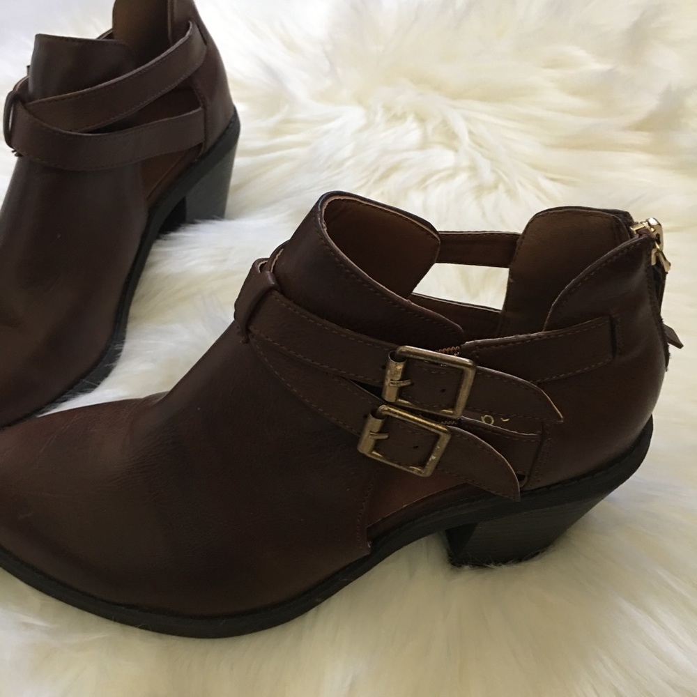 Madden Girl Buckle Ankle Booties